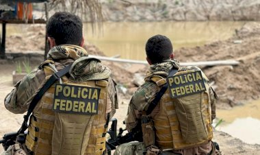 PF desmobiliza garimpo ilegal em unidade de conservação no sul do Amazonas