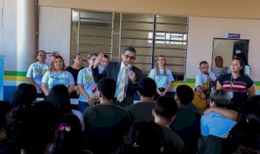 Fenapred, presidida pelo deputado João Luiz, leva ação do ‘Basta – Autolesão, Depressão e Suicídio’ para escola na zona Norte de Manaus