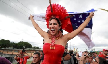 Após trajeto em trio elétrico, Isabelle Nogueira finaliza chegada em Manaus com festa no Largo de São Sebastião