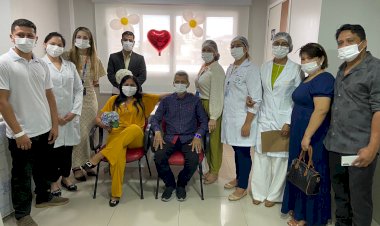 Paciente oncológico realiza sonho e se casa em unidade da Hapvida NotreDame Intermédica