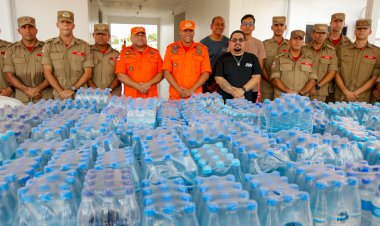 Amazonas pelo Rio Grande do Sul: Corpo de Bombeiros recebe doação de 6 mil litros de água