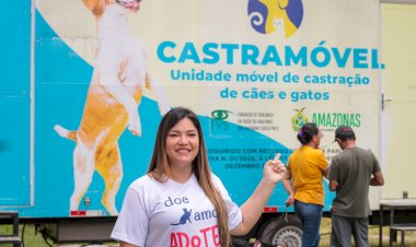 Após articulação da deputada Joana Darc, bairro Japiim recebe ação itinerante do Castramóvel