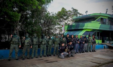 Governo do Amazonas reforça ações de combate à criminalidade na calha do Rio Negro com atuação da Base Arpão 2