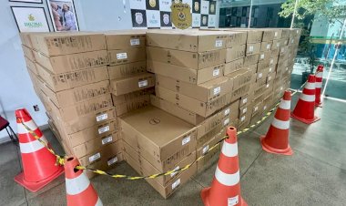 Operação Sabre: Polícia Civil apreende mais de duas toneladas de equipamentos eletrônicos avaliados em mais de R$ 2 milhões