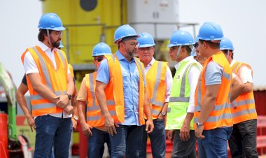 Em vistoria de portos provisórios, Wilson Lima destaca articulação do Governo do Estado para garantir abastecimento da indústria e comércio