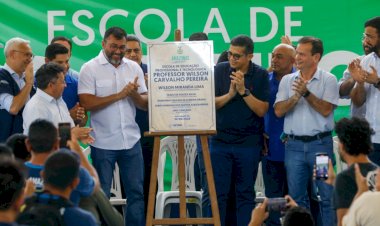 Governador Wilson Lima inaugura primeira escola do Cetam de tempo integral em Silves