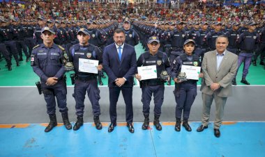 Na formatura de 1 mil novos policiais militares, governador Wilson Lima reforça compromisso com o fortalecimento da Segurança no Amazonas