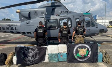 PF apreende carregamento de skunk em aeronave interceptada pela FAB