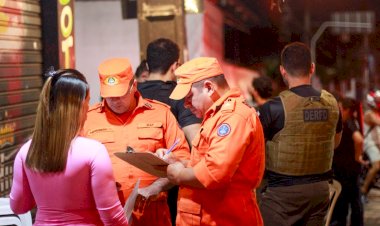 Bares são autuados ao serem flagrados vendendo bebida alcoólica para adolescentes durante Central Integrada de Fiscalização