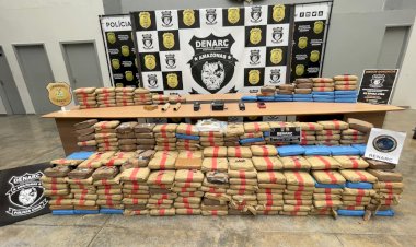 Polícia Civil do Amazonas apreende cerca de 300 kg de drogas avaliados em R$ 5,5 milhões, em Manaus