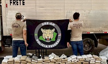 PF apreende 182 kg de drogas e armas ocultas em freezers