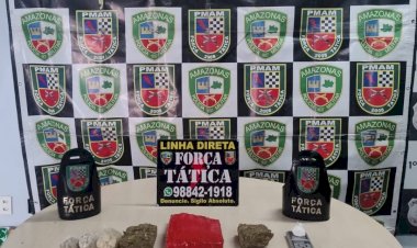 Polícia Militar do Amazonas apreende mais de 1,5kg de entorpecentes na zona sul de Manaus