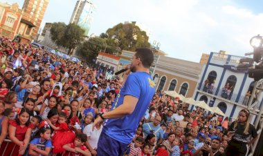 Família, cultura e boi-bumbá marcam estreia do Toada Kids no Largo de São Sebastião