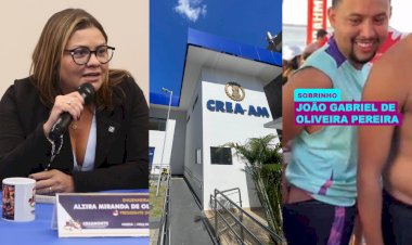 Presidente do CREA-AM licenciada Alzira Miranda é denunciada pelo MPF por suspeita de nepotismo