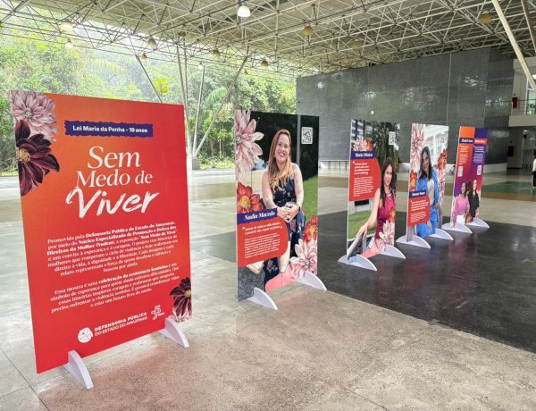 Exposição na Ufam reúne histórias de mulheres vítimas de violência em Manaus Clique para ensinar ao produto Gmail que esta conversa é importante