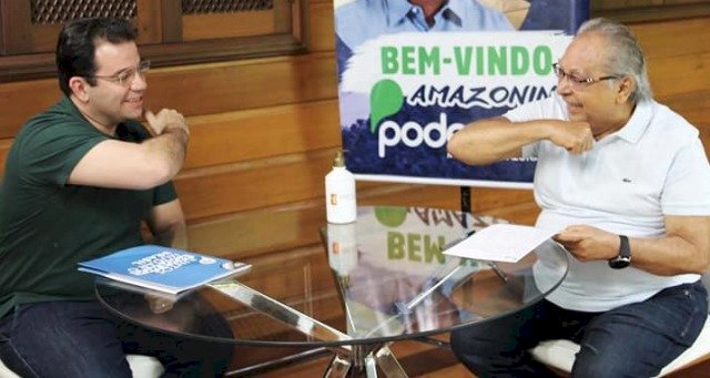 Amazonino e Wilker iniciam campanha com visitas a bairros