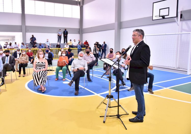 Josué destaca qualidade de ensino na inauguração do CIME Dra. Viviane Rodella