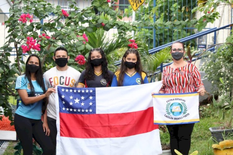 Estudantes da zona leste de Manaus participam dos Jogos Escolares Brasileiros, no Rio de Janeiro