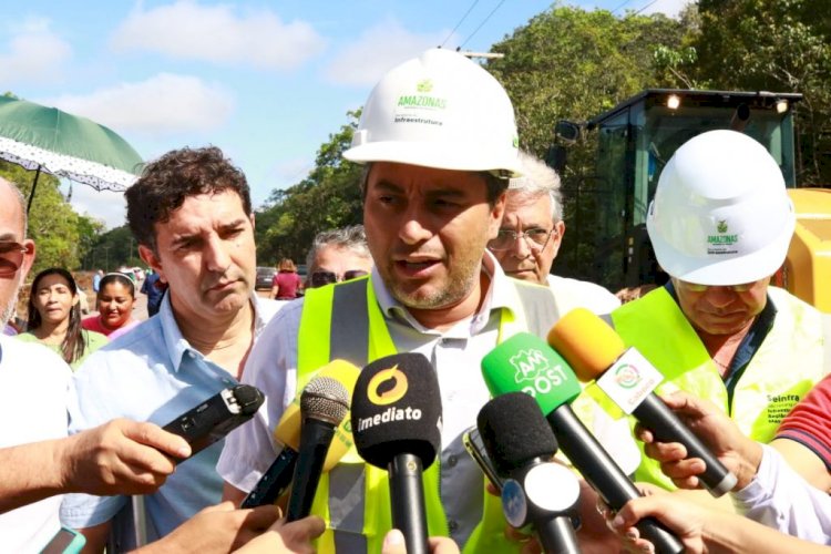 Governador Wilson Lima determina retomada das obras de recuperação da AM-010