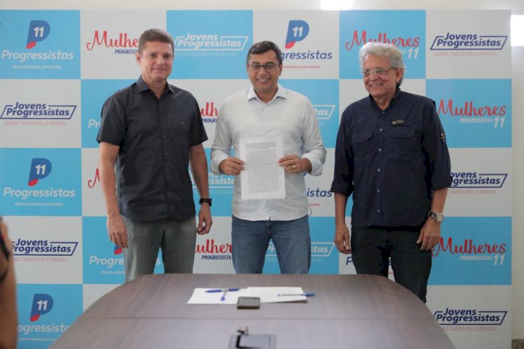 Progressistas formaliza apoio à reeleição de Wilson Lima ao Governo do Amazonas