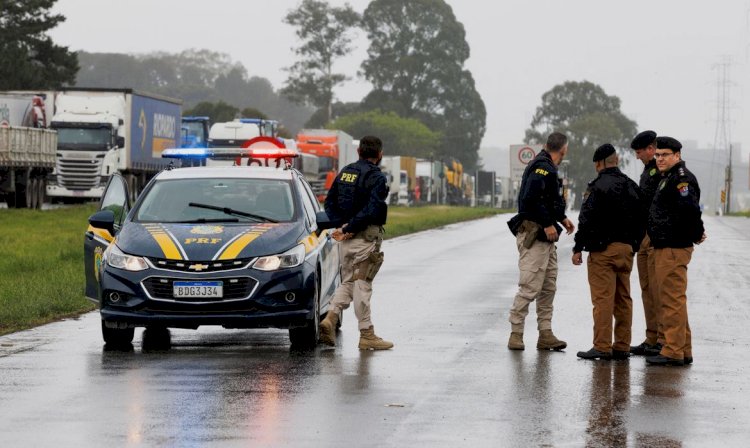 PRF registra um bloqueio parcial em rodovia federal