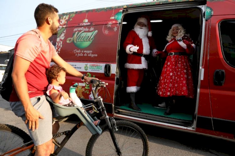 Bairros começam a receber ‘Natal Itinerante’ do Governo do Amazonas neste sábado (03/12)