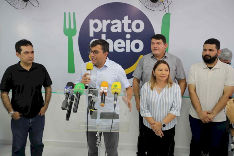 Wilson Lima anuncia funcionamento de unidades do Prato Cheio neste sábado, véspera de Natal, com almoço gratuito