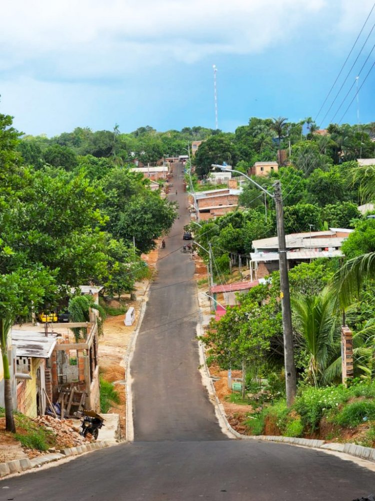 Governo do Amazonas já asfaltou mais de 50 ruas em Iranduba