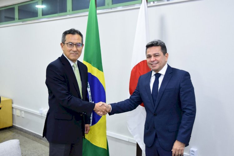 Vice-governador Tadeu de Souza recebe cônsul-geral do Japão para discutir projetos de desenvolvimento para o AM