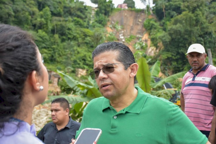 Deputado João Luiz acompanha situação de desabrigados no Jorge Teixeira após deslizamento de terra