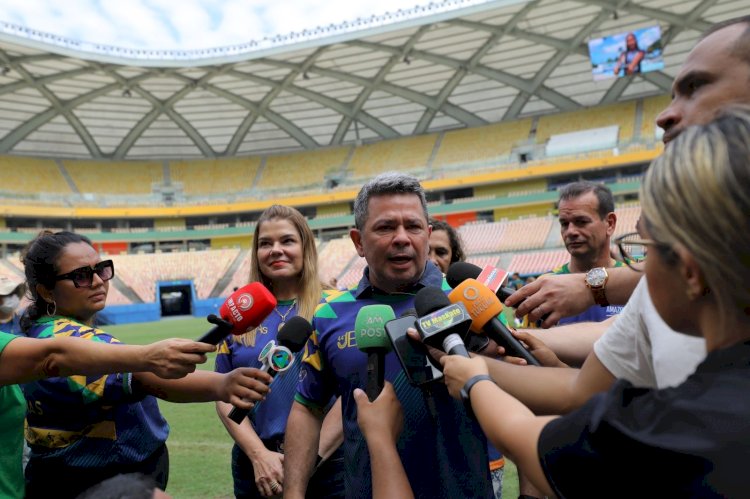 Governador em exercício Tadeu de Souza destaca oportunidades criadas pelo 44º JEAs e o papel do esporte na cidadania