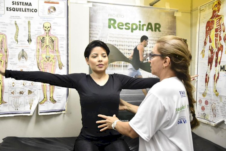 Paciente diagnosticada com Lúpus volta a andar após tratamento no programa RespirAR