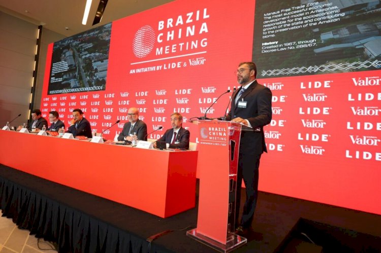 Wilson Lima apresenta projetos de economia e sustentabilidade para potenciais investidores chineses