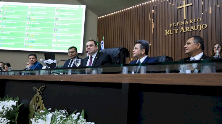 Assembleia Legislativa realiza a abertura solene dos trabalhos da 20ª Legislatura com a leitura da Mensagem Anual do governador