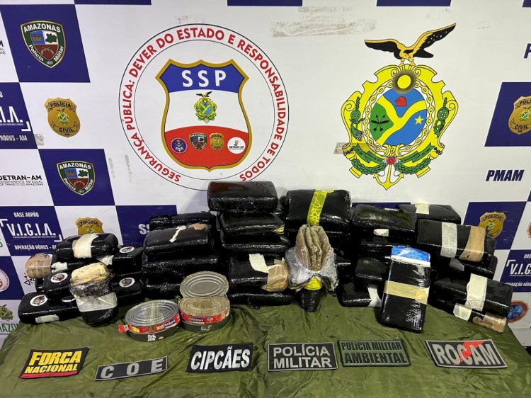 Base Arpão 1: Forças de Segurança apreendem mais de 70 kg de drogas em embarcação