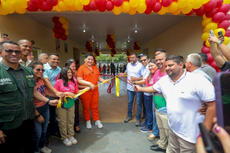 Emenda parlamentar: Estádio Municipal de Presidente Figueiredo é inaugurado pelo governador Wilson Lima, prefeita Patrícia Lopes e deputado João Luiz