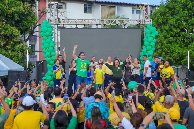 ’Vamos à vitoria’: Capitão Alberto Neto e Professora Maria do Carmo comemoram segundo turno