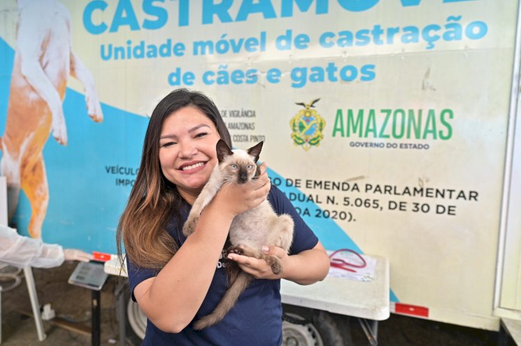 Deputada Joana Darc comemora marca de 40 mil castrações de animais no Amazonas no Castramóvel