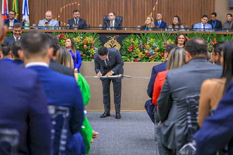 Delegado Péricles é empossado como 1º secretário-geral da Assembleia Legislativa do Amazonas