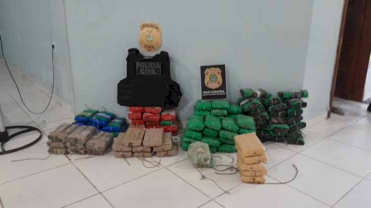 PF e PC apreendem 110kg de drogas no Amazonas