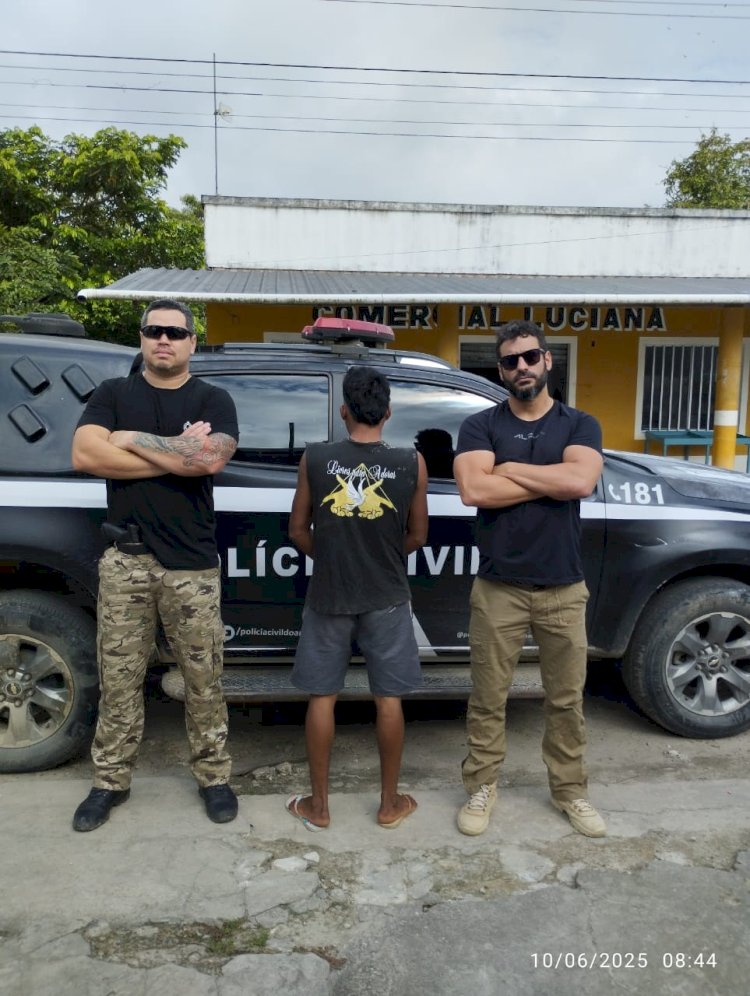 Em São Paulo de Olivença, PC-AM prende homem por estupro de vulnerável contra uma adolescente