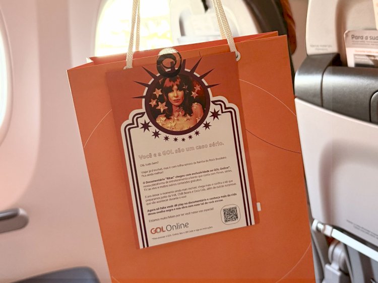 GOL celebra mês do rock com documentário sobre Rita Lee em sua plataforma de entretenimento a bordo