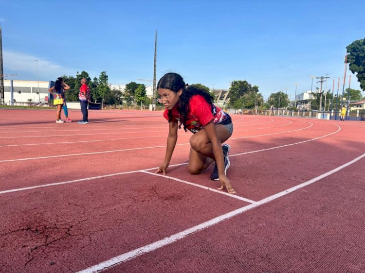 Atleta do Amazonas conquista dois ouros no Troféu Norte-Nordeste de Atletismo Sub-16