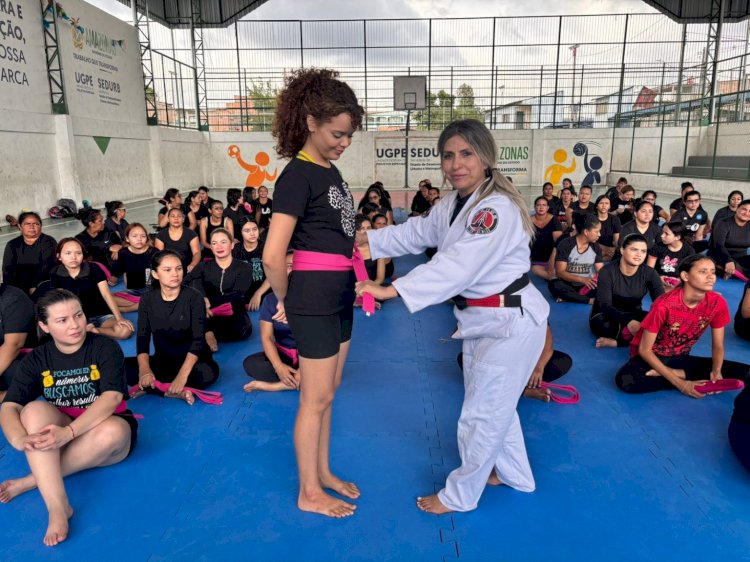 Mulheres da zona leste viveram uma manhã de aprendizado e movimento no Curso de Defesa Pessoal Feminina