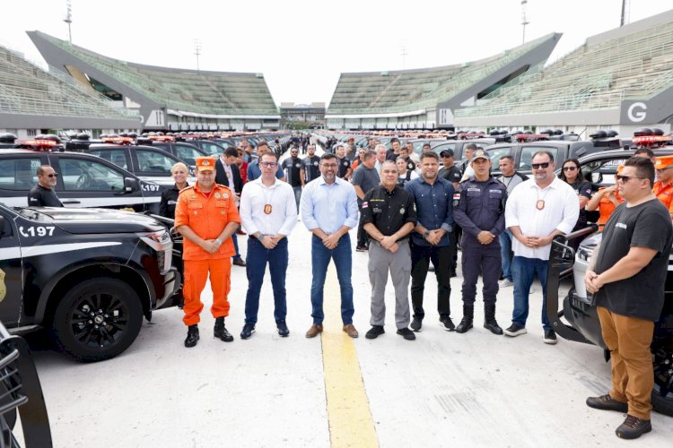 Governador Wilson Lima entrega 132 novas viaturas para a Polícia Civil e reforça modernização da segurança pública no Amazonas