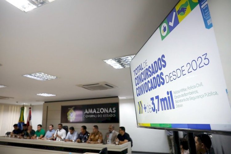 Governador Wilson Lima anuncia convocação de mais de 800 aprovados e total de chamamentos da Segurança Pública chega a 3,7 mil