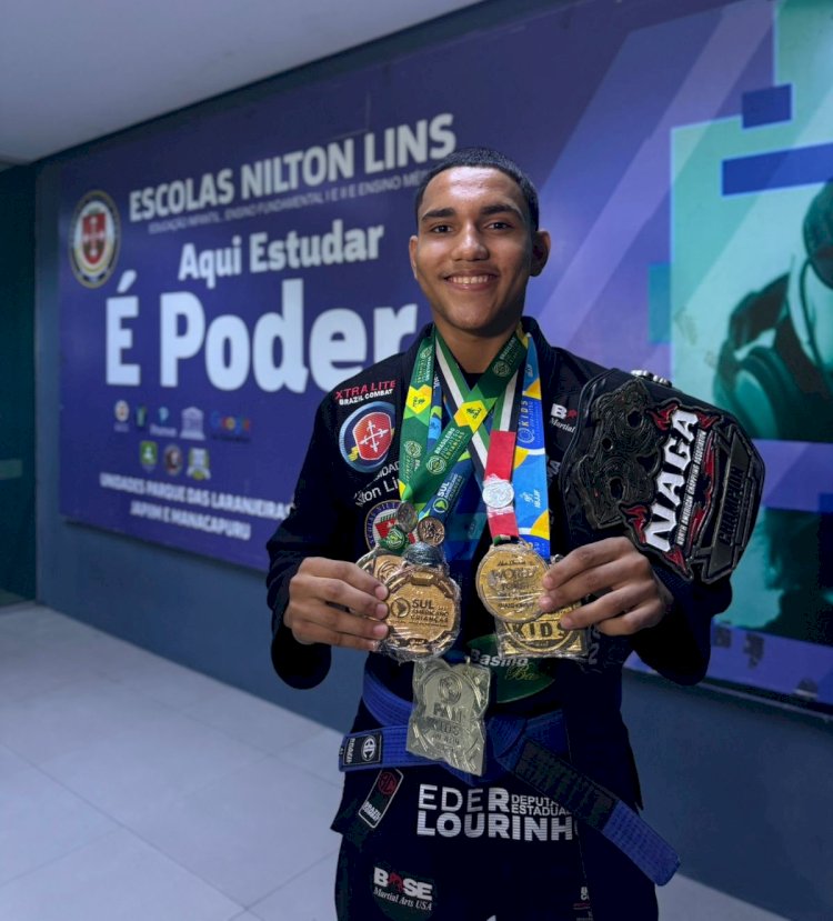 Estudante de Manaus embarca para representar o Brasil em campeonato europeu de Jiu-Jitsu