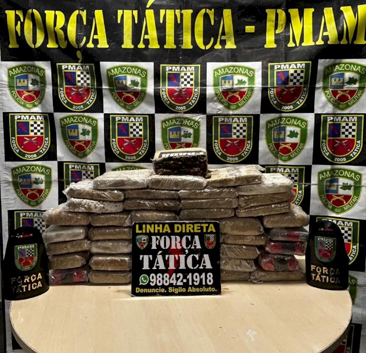 PMAM apreende mais de 40 tabletes de droga escondidos em carro transportado em caminhão cegonha