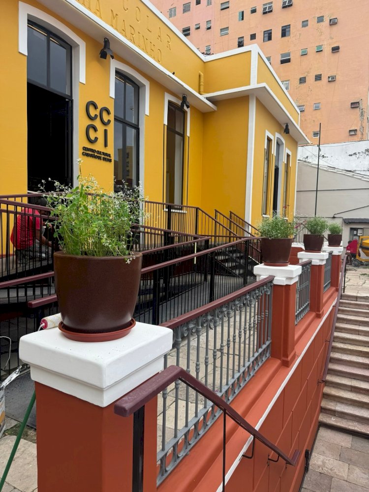 Casarão de Ideias inaugura nova sede, após revitalização de prédio histórico na Rua Saldanha Marinho