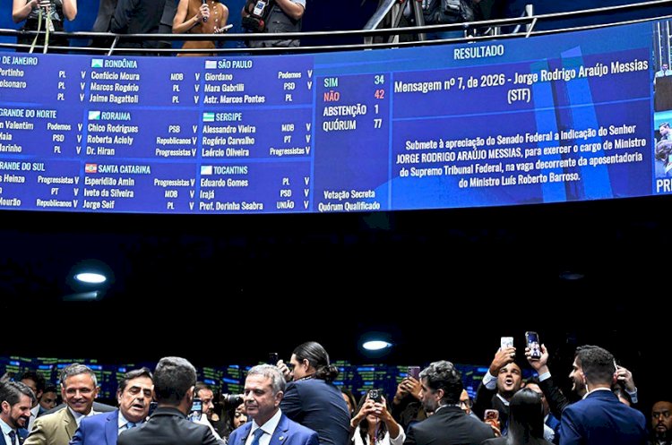 Indicação de Jorge Messias ao STF é rejeitada pelo Senado